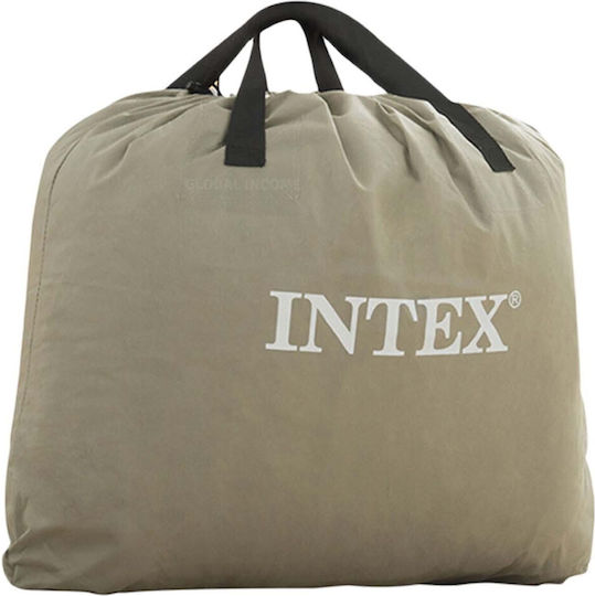 Intex Надуваем Матрак За Сън Единичен С Интегрирана Електрическа Помпа Comfort 191x99x51см