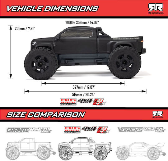 Arrma Τηλεκατευθυνόμενο Αυτοκίνητο Crawler Μπλε