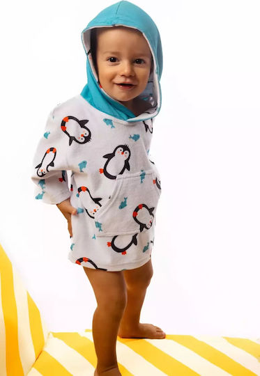 Zoocchini Poncho de Plajă UPF50+ Rechin 0-24 Luni Zoo12311