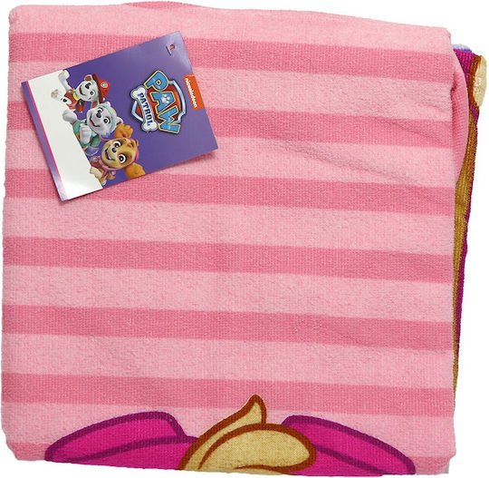Paw Patrol Kids Beach Poncho Pink