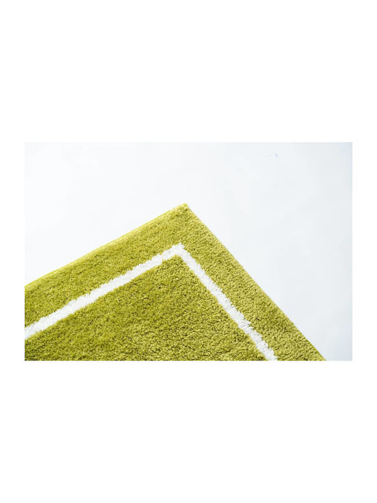 Sdim Rutschfest Badematte Baumwolle Rechteckig Space 801-4585-006 006 Lime Green 45x85cm