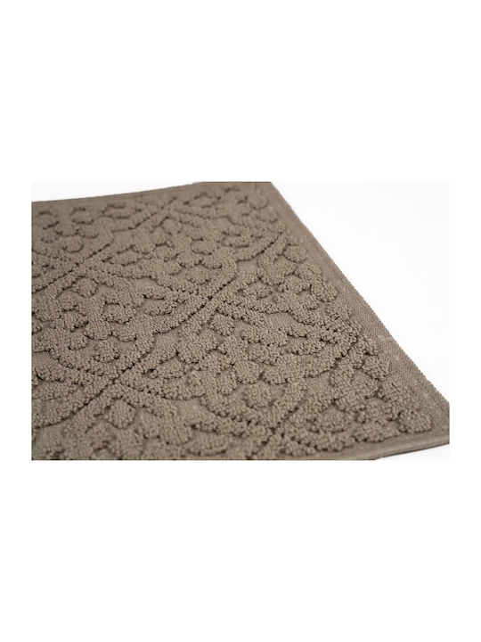 Sdim Non-Slip Bath Mat Microfiber 801-5090-003DG 003 Dove Grey 50x90cm