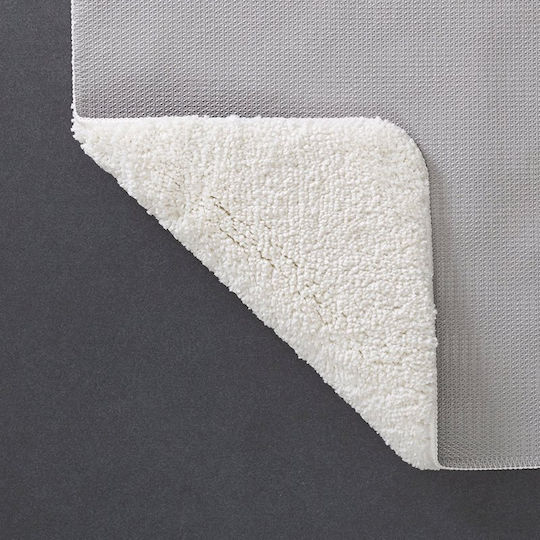 Sealskin Rutschfest Badematte Synthetisch,Polyester/Cotton/Leather Toilette 800635 Off-white 57x60cm