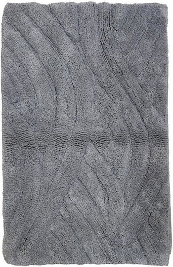 Covoraș de baie Sheila Gri 100% Bumbac 50x80cm
