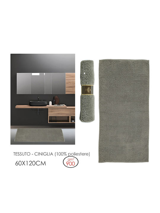 General Trade Бански килим Правоъгълена 657905 Сив 120x60бр