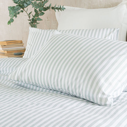 Rythmos Sheet Sets Single with Elastic 105x205+25cm. Eloise Green 3pcs