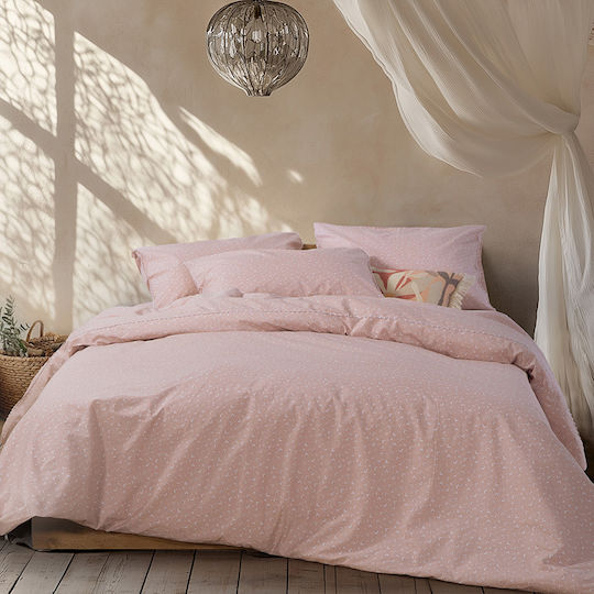 Nef-Nef Homeware Сет Чаршафи 280x270см. Sissy Розов 4бр