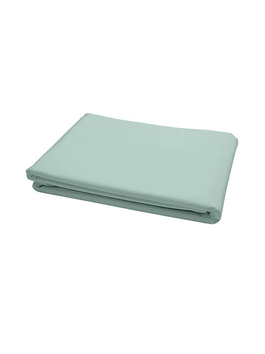 Sunshine Cotton Feelings 151 Σετ Σεντόνια Υπέρδιπλα με Λάστιχο 170x205+30εκ. Aqua (4τμχ)