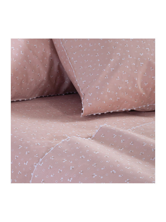 Nef-Nef Homeware Bettwäsche-Set Doppel 200x270cm. Sissy Pink 4Stück