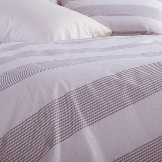 Nef-Nef Homeware Сет Чаршафи 240x270см. Stripe Ecru 4бр
