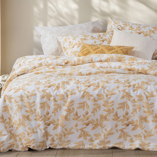 Nef-Nef Homeware Sheet Sets Double 200x270cm. Sencil Gold 4pcs