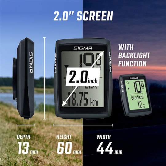 Sigma Sport Waterproof Wired Bike Counter