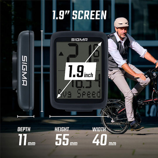 Sigma Sport BC 8.0 Wl Ασύρματο Κοντέρ Ποδηλάτου