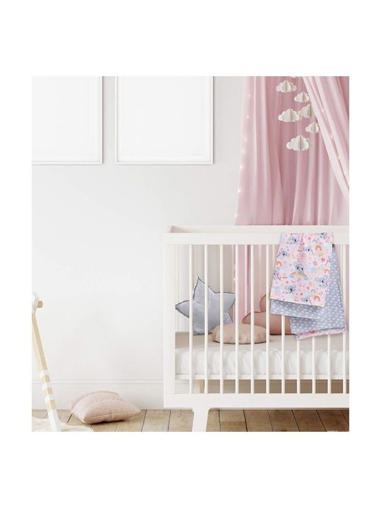 Das Home Подредба Koalla Hug Сиви 70x120см Детски Чаршафи с Ластик Das Home Подредба Koalla Hug Сиви 70x120см Детски Чаршафи с Ластик