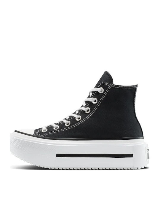 Дамски Флатформи Маратонки Black / White