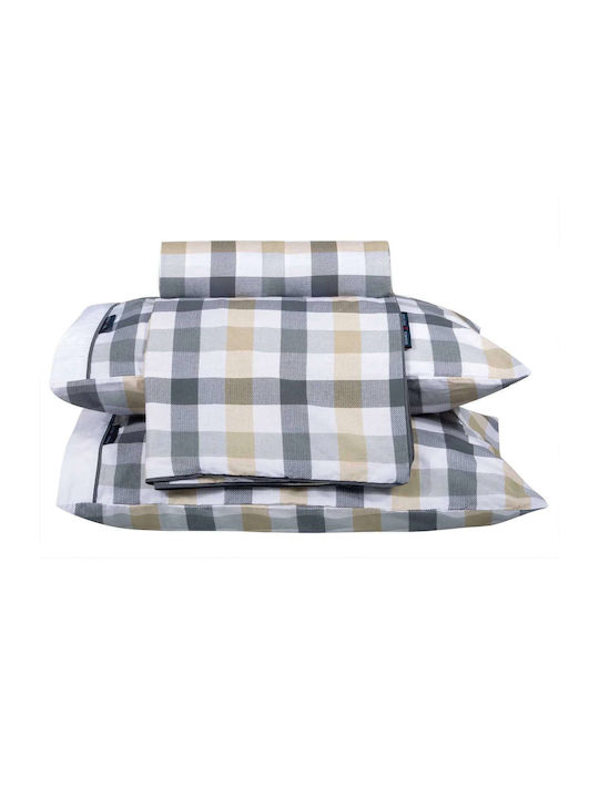 Greenwich Polo Club Sheet Sets King Size 260x280cm. 2265 Beige-grey 4pcs