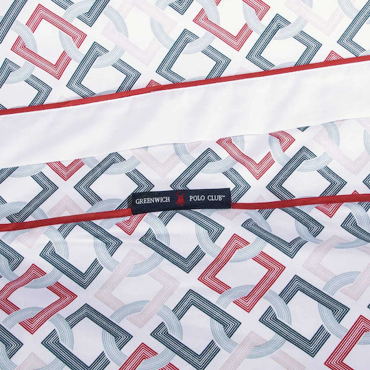 Greenwich Polo Club 2269 Σετ Υπέρδιπλο 4τμχ 240x260εκ. Blue, Red