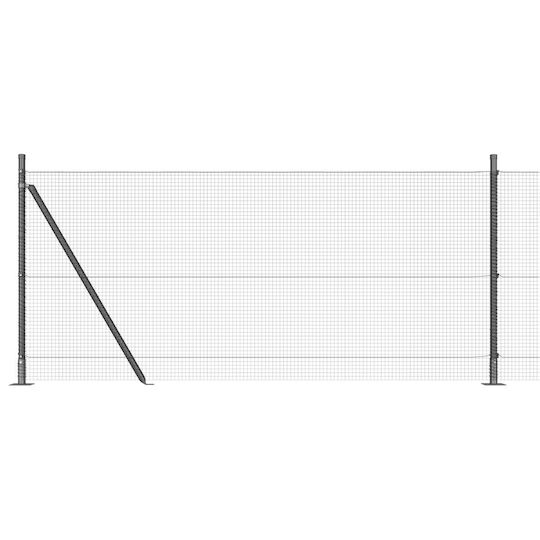 vidaXL Garden Fencing Material 2pcs Gray