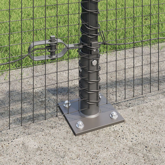 vidaXL Garden Fencing Material 1pcs Gray