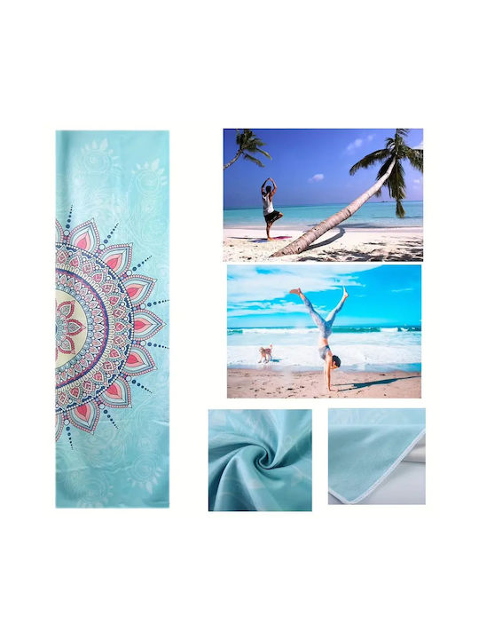 Absorbierendes Yoga-Handtuch Sonne Mond Mandala 66cm