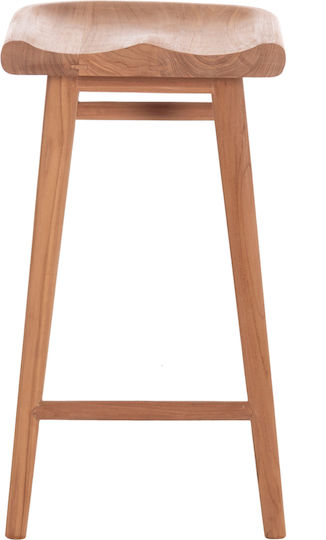 Hocker Bar mit Rückenlehne Hölzernes Bolmar Natural