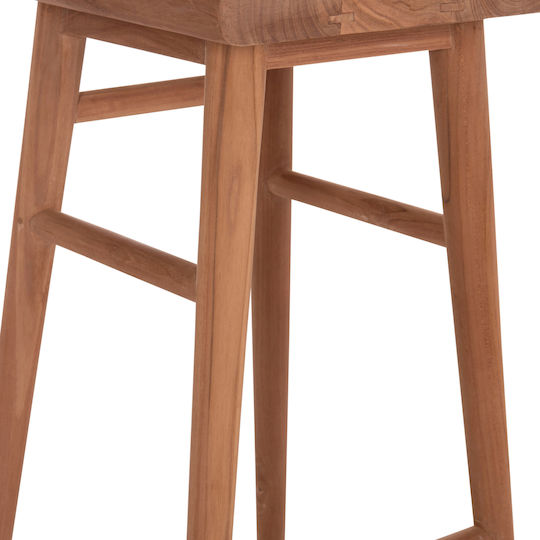 Hocker Bar mit Rückenlehne Hölzernes Bolmar Natural
