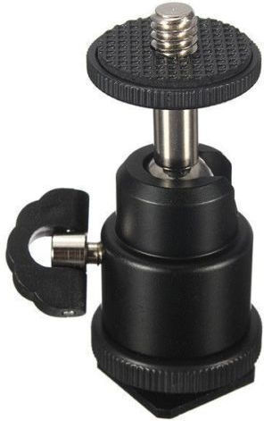 Feelworld Mini-Blitzschuhadapter Kamera-Monitorhalterung 360-Grad-Vlogger DSLR Mikrofon Monitor GoPro Halterung Vlogger