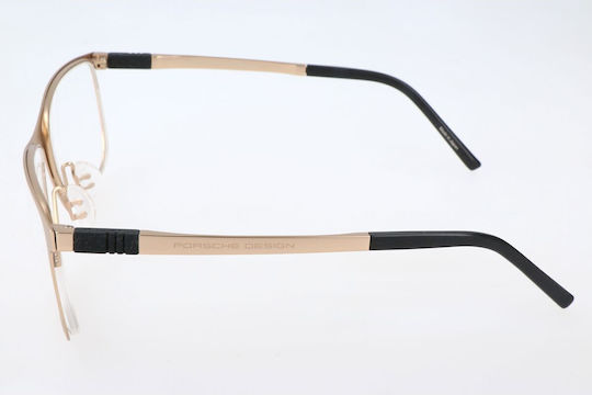 Porsche Design 8276 B Men's Metal Prescription Eyeglass Frame Gold