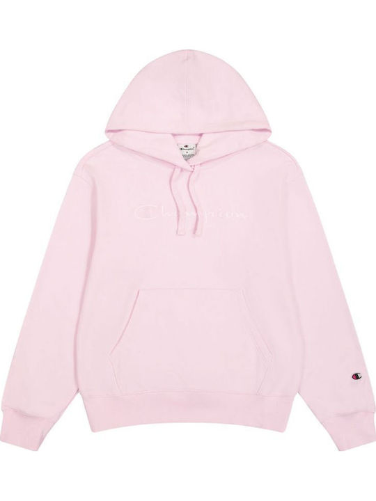 Damen Sweatshirt Kapuzen Rosa