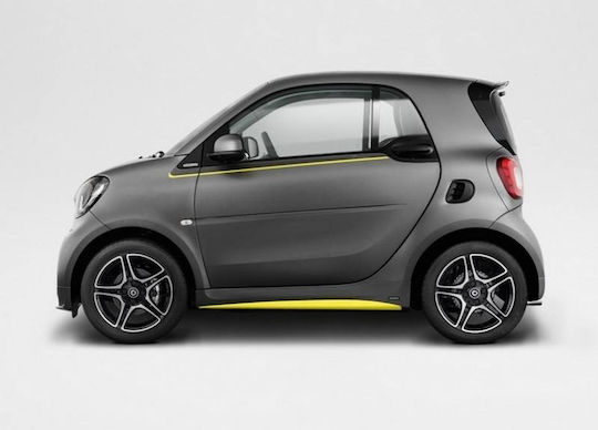 Side Skirts Smart Fortwo 453 2014+ Brabus Look ABS Plastic 2 Pieces