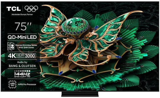 TCL Smart Τηλεόραση 75" 4K UHD Mini LED C7K HDR (2025) 75C7K