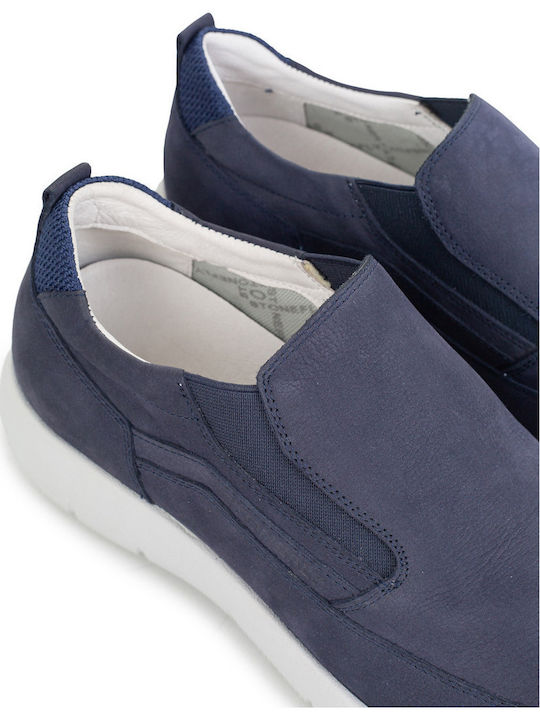 Herren Mokassins in Blau Farbe