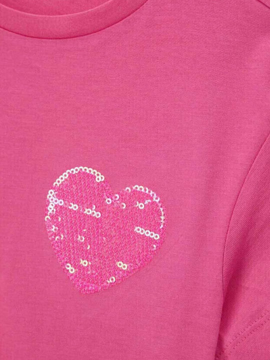 Kids' Shirt Short Sleeve Fuchsia