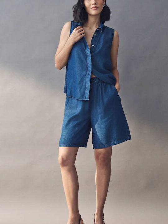 Women's Bermuda Shorts Jean Blue Jeans