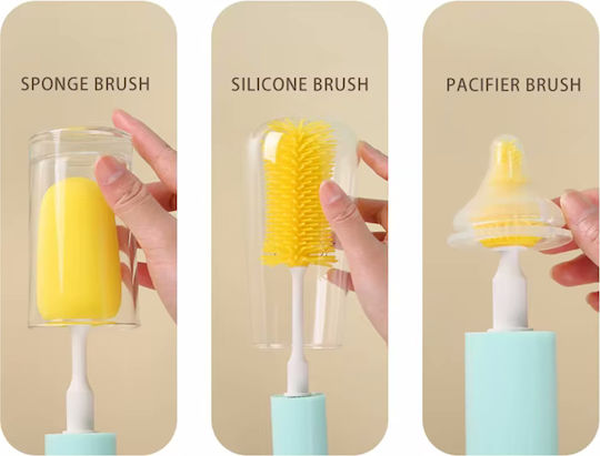 Rechargeable 3-in-1 Bottle Cleaning Brush Yixiqo 9870 OEM