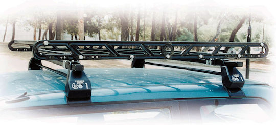 Hermes Ekals300 Steel Black Car Roof Rack 130cm X 125cm Straps Gs1