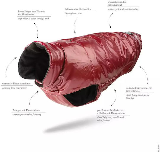 Hunter Black Dog Coat with 40cm Back Length