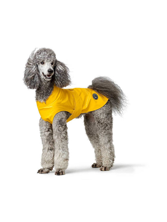 Hunter Yellow Waterproof / Windproof Dog Coat with 25cm Back Length