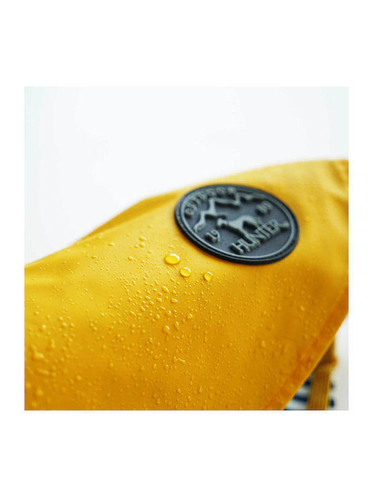 Hunter Yellow Waterproof / Windproof Dog Coat with 35cm Back Length
