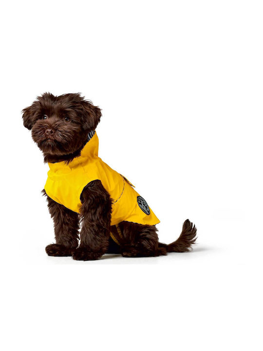 Hunter Yellow Waterproof / Windproof Dog Coat with 25cm Back Length