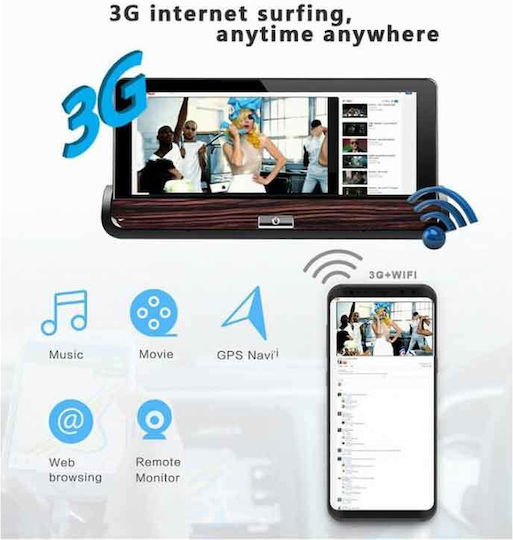 Καθρέπτης με Κάμερα DVR Αυτοκινήτου 1080P Wi-Fi