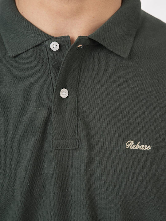 Polo Men's Short Sleeve Shirt Dark Green