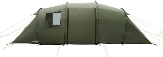 Easy Camp Twin 6 Σκηνή Camping Τούνελ Πράσινη 4 Εποχών για 6 Άτομα 610x240x195εκ.