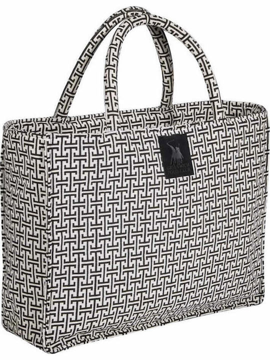 Greenwich Polo Club Black Fabric Beach Bag Greenwich Polo Club Black Fabric Beach Bag