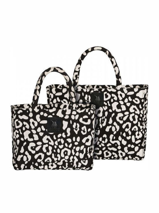 Greenwich Polo Club Fabric Beach Bag Black