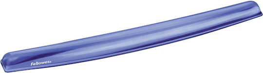 Fellowes Crystal Gel Keyboard Wrist Rest Στήριγμα Καρπού για Πληκτρολόγιο Μπλε