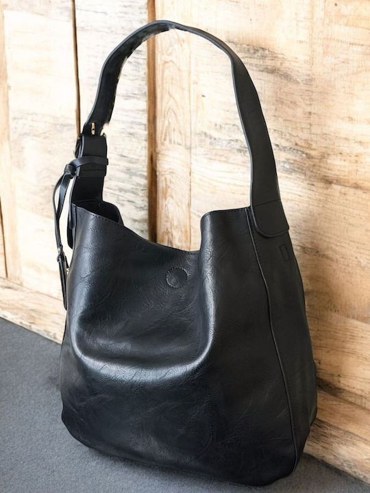 Damentasche Schultertasche Schwarz