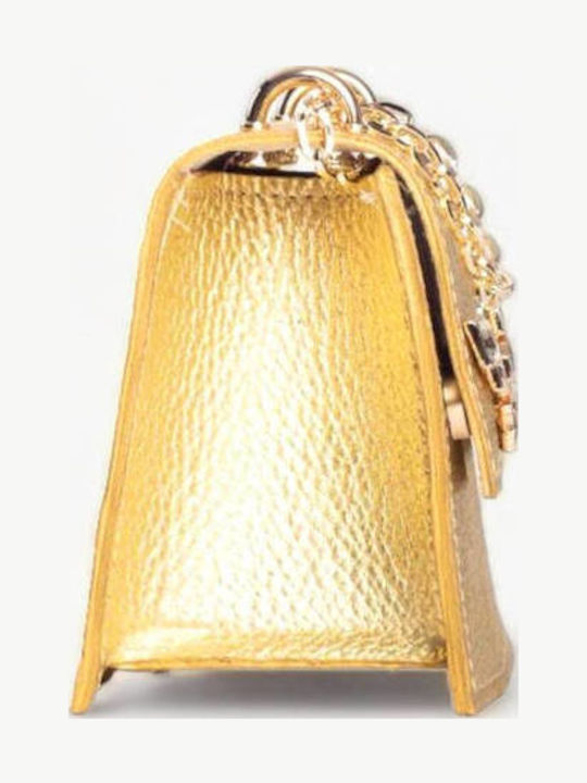 Leather Women's Bag Shoulder Gold