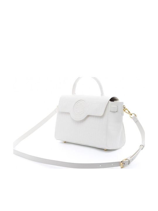 Women's Handbag Crocodile White
