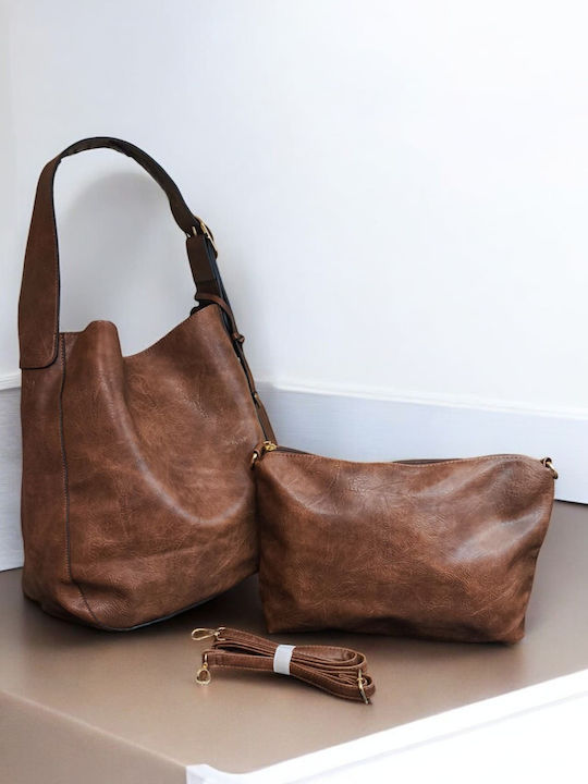 Damentasche Schultertasche Braun